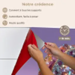 Edelstenen - Glitters - Paars - Kleurrijk keuken achterwand spatscherm klein -spatscherm_FR
