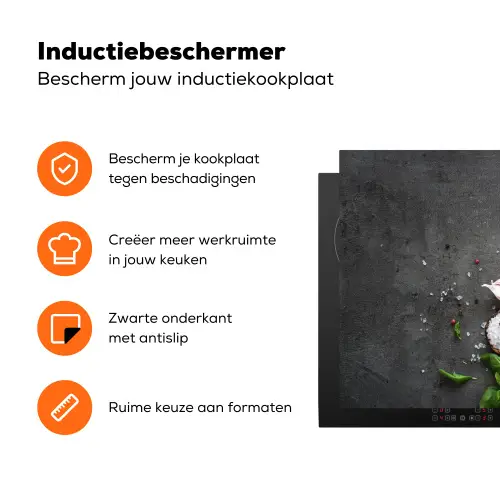Italiaanse Kookinspiratie Inductie beschermer vinyl 3mm klein -zzzzzzz-td-ups