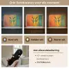 Dansen - Vrouwen - Verfstructuur Light Box met batterij (Wandlamp) middel -USP_lichtkleurNL