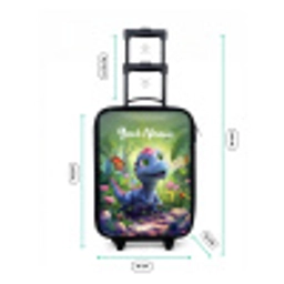 Donny Dino Kinderkoffer - Zwart klein -productfoto_formaten