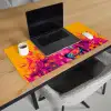 Kimono - Roze - Panda - Bloemenkroon Muismat XXL klein -sfeer1