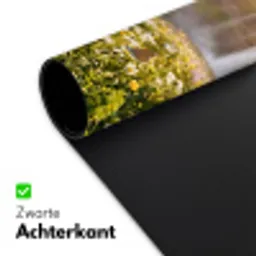 Vlinders - Waterval - Bloemenveld Muismat XXL klein -sfeer2