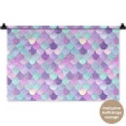 Dromerig - Zeemeermin - Pastel Wandkleed katoen klein 269 -t3d_DE