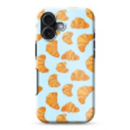 Croissant - Speels - Blauw Toughcase MagSafe Apple iPhone 17 klein 1017 -3d