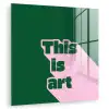 This is art - Schaduw - Roze plexiglas 5mm klein -zzzproduct_nieuw