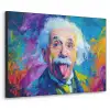 Oude man - Expressief - Kleurrijk Textielframe - compleet frame klein -3d