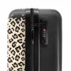 Beige luipaardvlekkenpatroon NBS - Handbagage koffer - Volwassenen Unisex middel -slot