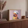 Papegaai - Koksmuts - Nieuwsgierig - Vogel Light Box met batterij (Wandlamp) middel -sfeer2