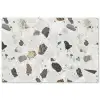 Marmer - Terrazzo - Decoratie - Interieur tuinposter los doek groot -3d