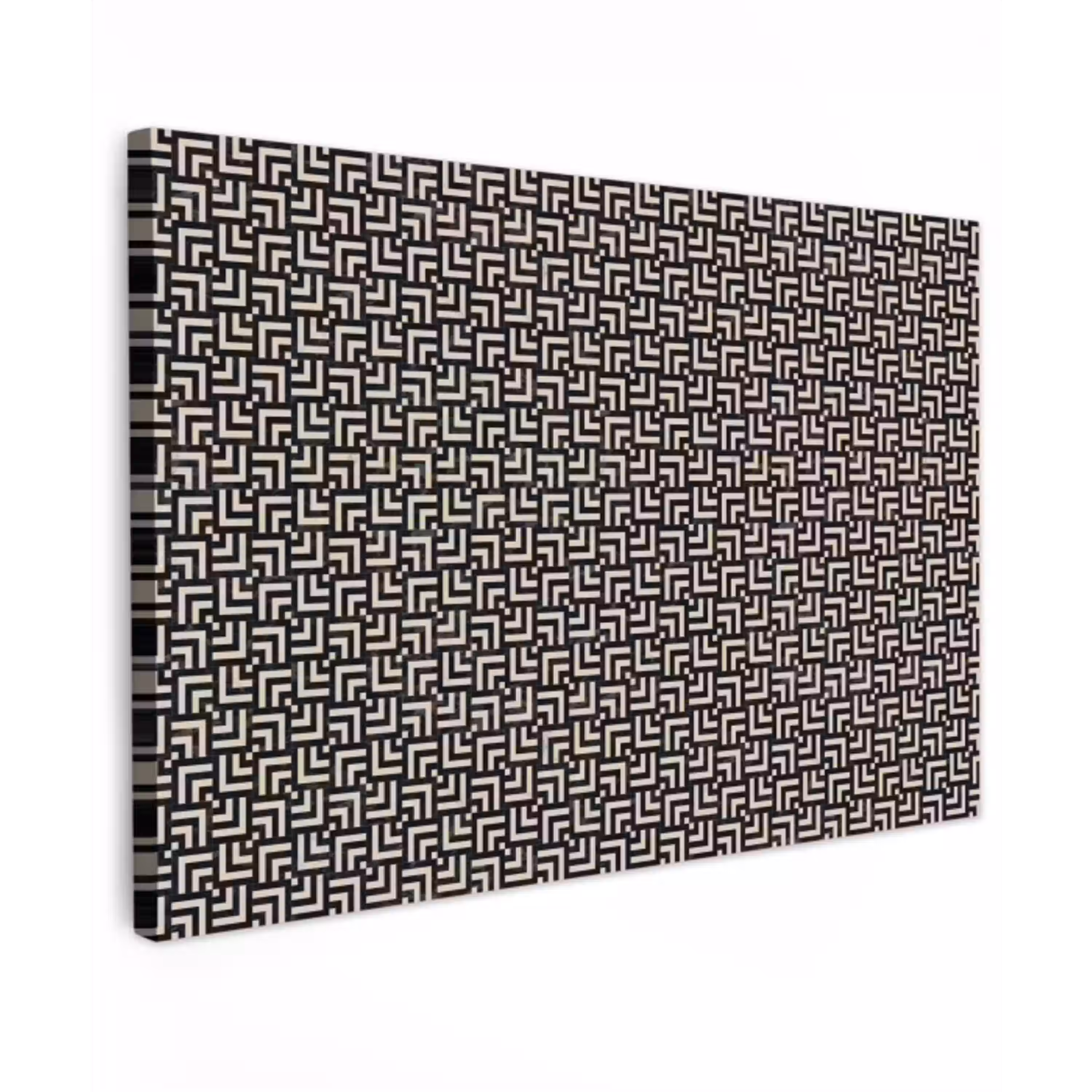 Patroon - Marmer - Zwart canvas 2cm klein 34 -z3d