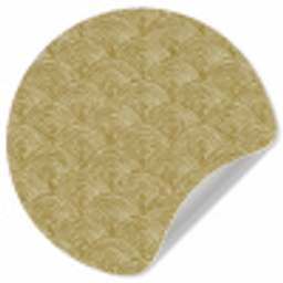Waaier - Geometrisch - Groen Wandcirkel behangsticker klein 186 -3d
