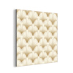 Waaier - Motief -  Goud aluminium wit klein 46 -3d
