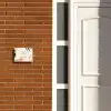 Abstract - Stippen - Klassiek Naambord Rechthoek middel -sfeer3-rechthoek-S