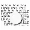 Geometrie - Zwart - Wit Placemat vinyl groot 368 -zzsfeer2_Kitchenyeah-website