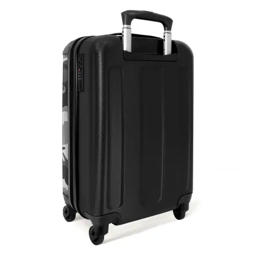 Camogrijs Koffer - NBS - Handbagage middel -achterkant