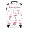 Flamingo feestje NBS - Handbagage koffer - Kinderen Unisex middel -productfoto_recht