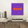 See the good - Oranje - Paars - Smiley aluminium wit klein -sfeer1
