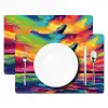 Zonsondergang - Walvis - Geschilderd - Kleurrijk Placemat vinyl groot -zzsfeer2_Kitchenyeah-website