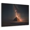 Piramide - Woestijn - Licht Textielframe zwart klein -3d