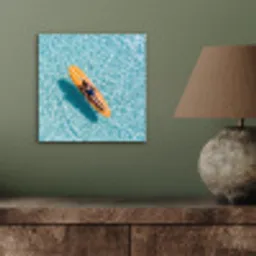 Surfboard - Water - Badpak - Oranje aluminium wit klein -sfeer2