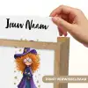 Toverheks - Sterren - Paars Light Box met kabel (Kinderlampje) klein -USP_websiteprintNL