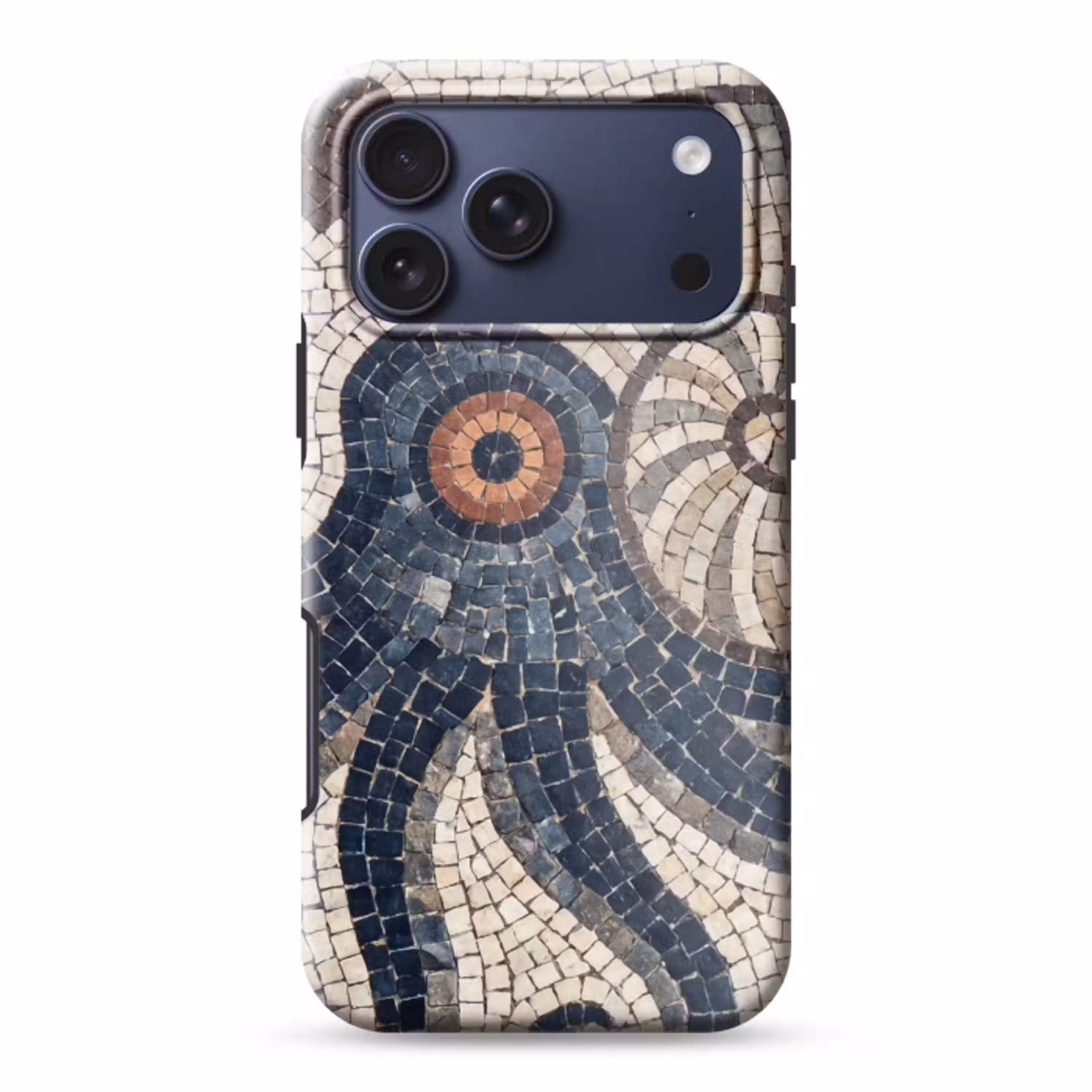 Zeeleven - Mozaïek - Kunst - Vintage - Beige Toughcase MagSafe Apple iPhone 17 Pro Max klein -3d