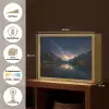 Kristalhelder meer - Bergen - Bergen Light Box met batterij (Wandlamp) middel -USP_websiteoverzichtNL
