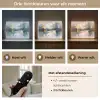 Abstract - Verf - Kunst - Goud Light Box met batterij (Wandlamp) middel -USP_lichtkleurNL