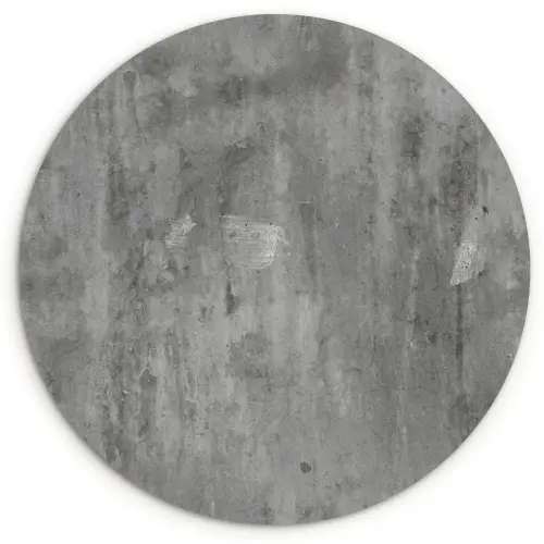 Roest - Beton - Patroon Wandcirkel plexiglas klein 852 -3d