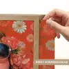 Vrouw - Kleurrijk - Dierenprint - Bloemen Light Box met batterij (Wandlamp) middel -USP_websiteprintNL