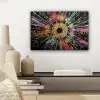 Explosie - Goud - Kleurrijk - Abstract canvas 2cm klein -sfeer6