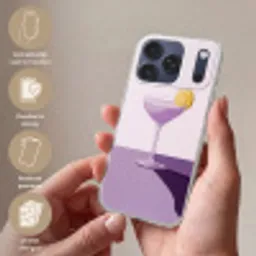Cocktail - Paars - Minimalistisch - Citroen Telefoonhoesje iPhone 17 Pro Max klein -sfeer3_NL
