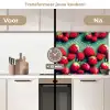 Aardbeien - Rood - Groen - Kroontjes keuken achterwand 2 middel 871 -voor-na2_NL