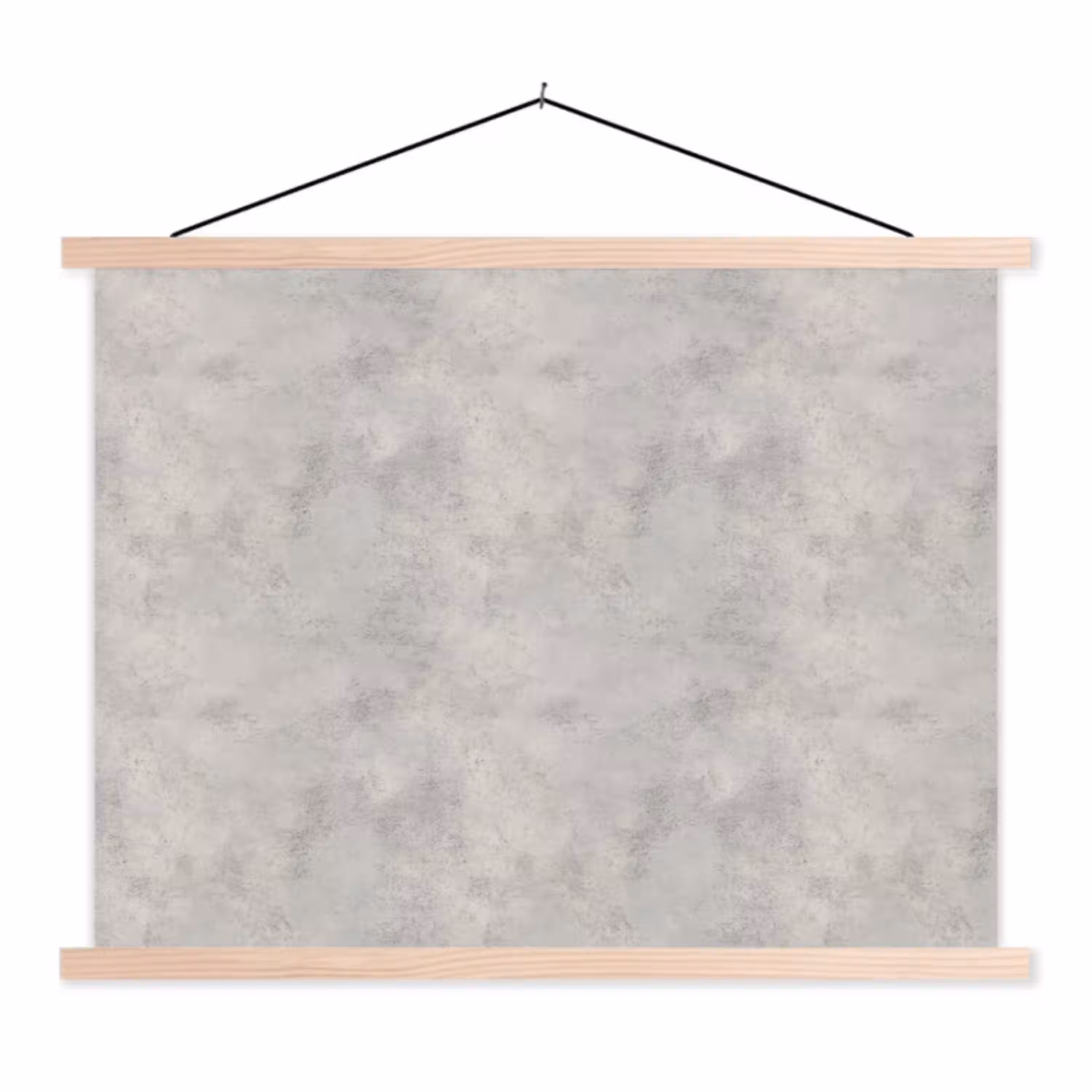 Grijs - Beton - Industrieel textielposter latten blank klein 122 -3d