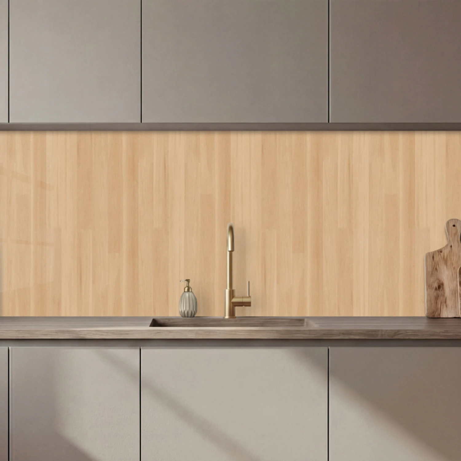 Naturel - Hout - Plank - Patronen keuken achterwand 2 middel 871 zz_3dshopping