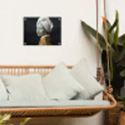 Iconisch - Modern - Kleurrijk tuinposter los doek klein -sfeer7