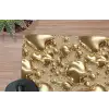 Druppels - Organisch - Goud muismat rubber klein 262 -closeup