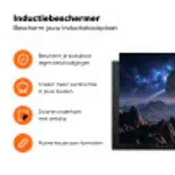 Fantasy - Kosmos - Landschap Inductie beschermer vinyl 3mm klein -zzzzzzz-td-ups