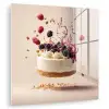 Cheesecake - Eten - Roze - Taart plexiglas 5mm klein -zzzproduct_nieuw