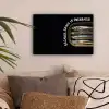 Sardines - Tekst - Vis - Blik canvas 2cm klein -sfeer1