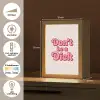 Tekst - Boodschap - Roze Light Box met kabel (Tafellamp) klein -USP_NL