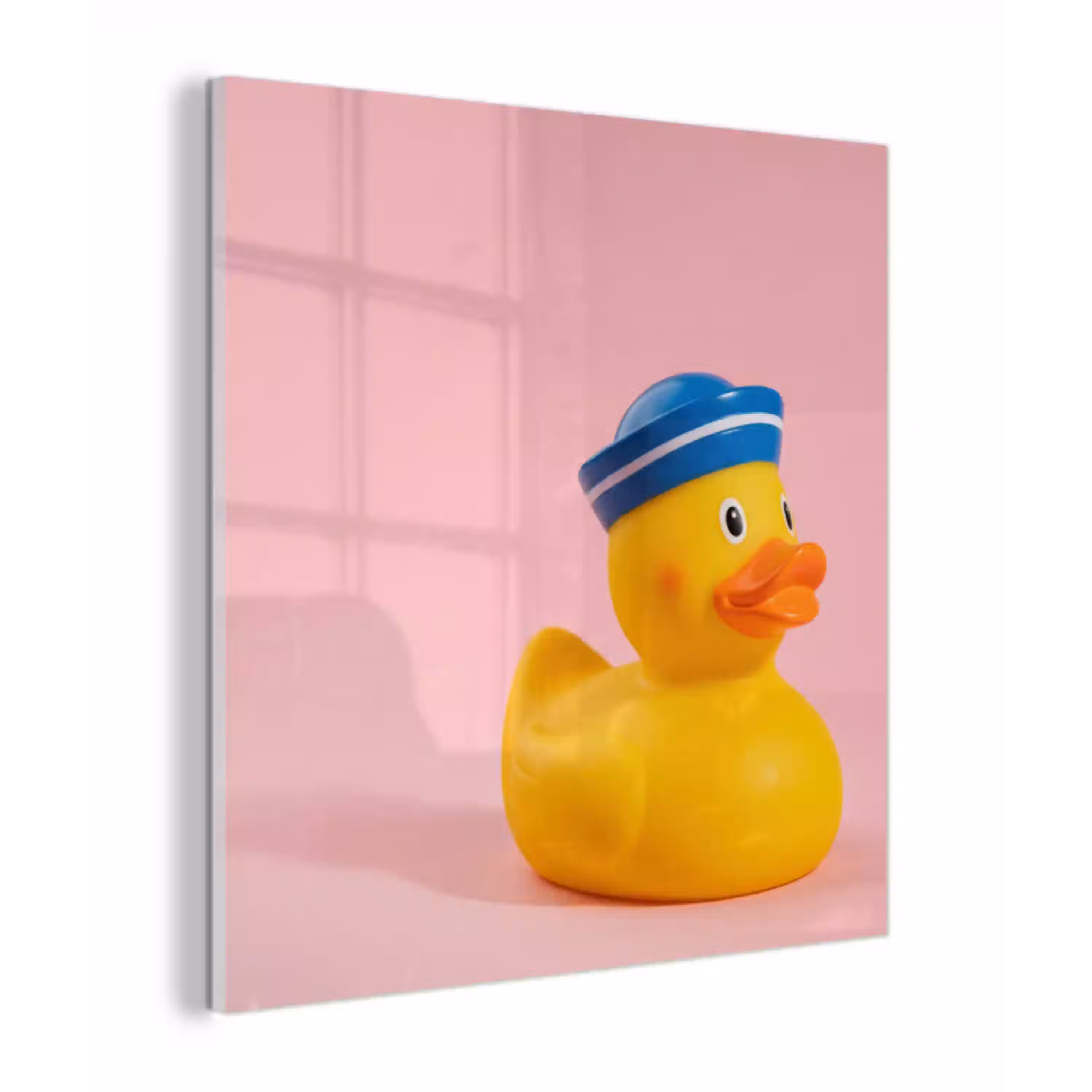 Matroos - Eend - Roze plexiglas 5mm klein -z3d