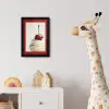 Cupcake - Kers - Rood fotolijst zwart zonder passe partout klein -usfeer4_kinderkamer