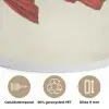 Schubben - Rood - Vis - Vinnen Akoestische PET Vilt - Rond klein -closeup_NL
