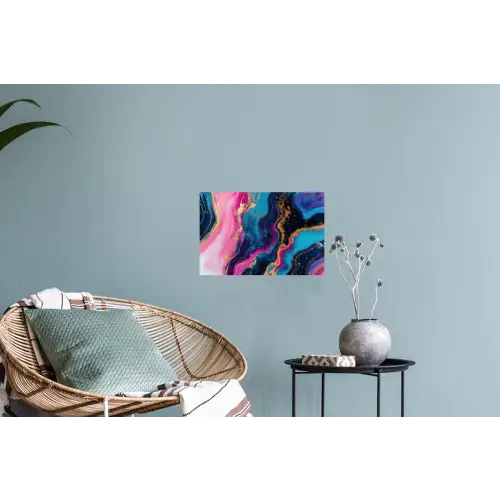 Marmer - Modern - Goud Muursticker klein -plant