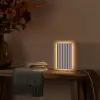 Verticale strepen - Groen - Roze Light Box met kabel (Tafellamp) klein 925 -sfeer4