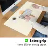 Minimalistisch - Schepijs - Hoorntje - Beige Muismat XXL klein -sfeer3