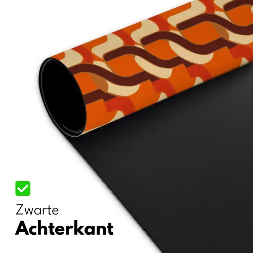 Retro - Modern - Kleurrijk Muismat XXL klein 681 -sfeer2