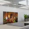 Smaakexplosie in Lepels keuken achterwand spatscherm klein -3d_schuin