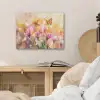 Vlinders - Oranje - Bloemen PET vilt klein -sfeer3
